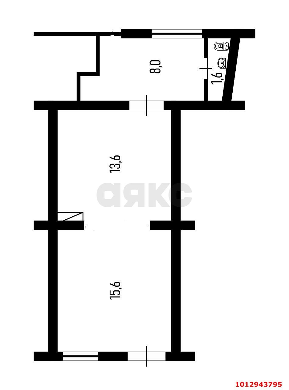 Фото №7: Торговое помещение 38&nbsp;м², 1/1&nbsp;эт. - Краснодар, Центральный внутригородской округ, мкр. Центральный, ул. Коммунаров, 95