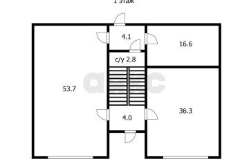 Фото №2: Офисное помещение 721 м² - Темрюк, ул. Парижской Коммуны, 38