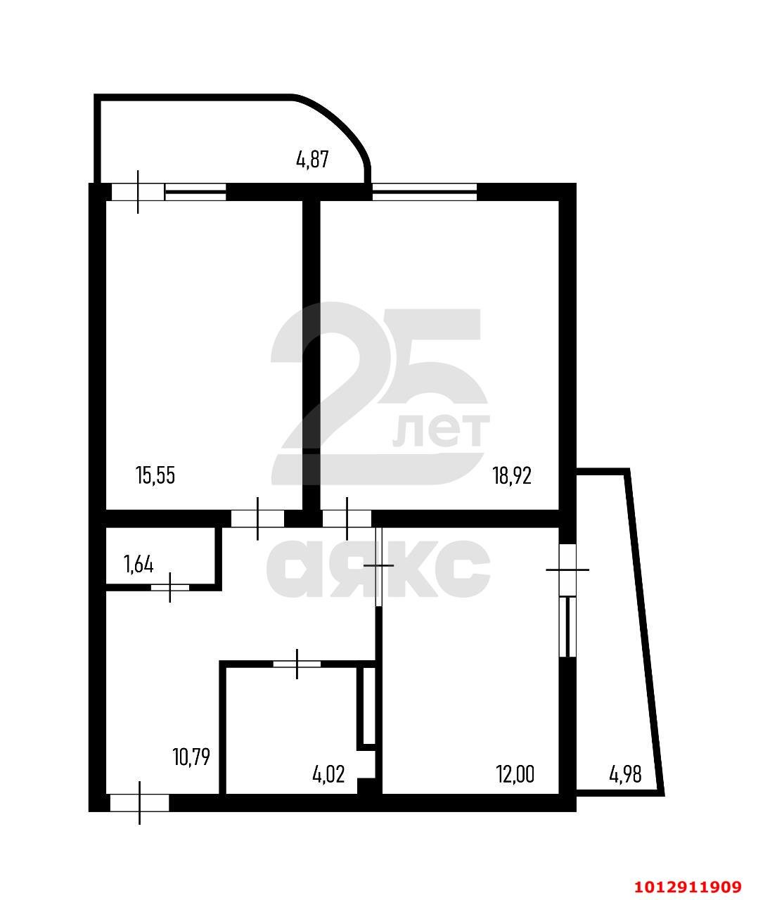 Фото №17: 2-комнатная квартира 72 м² - Краснодар, жилой комплекс Цветы, ул. Круговая, 4Вк6