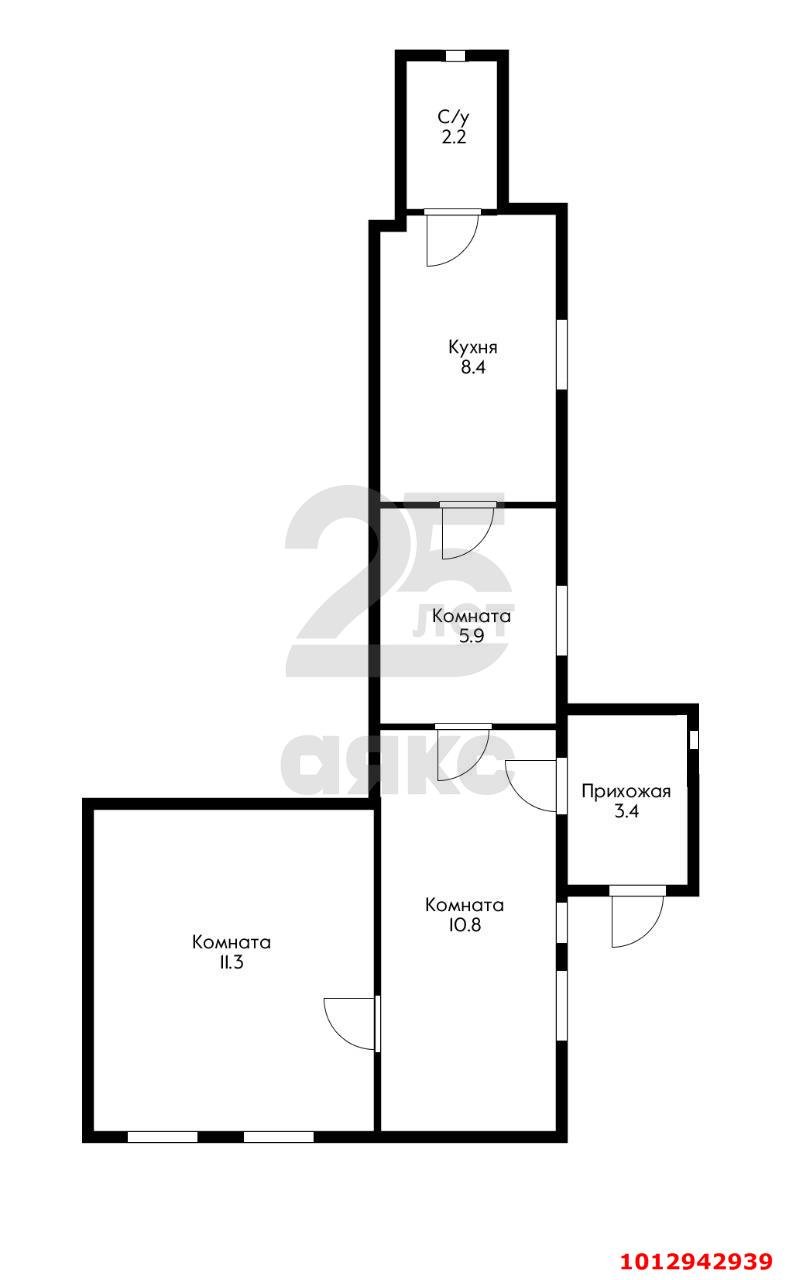 Фото №14: Часть дома 42 м² + 3.05 сот. - Краснодар, Пашковский, ул. Бородинская, 78