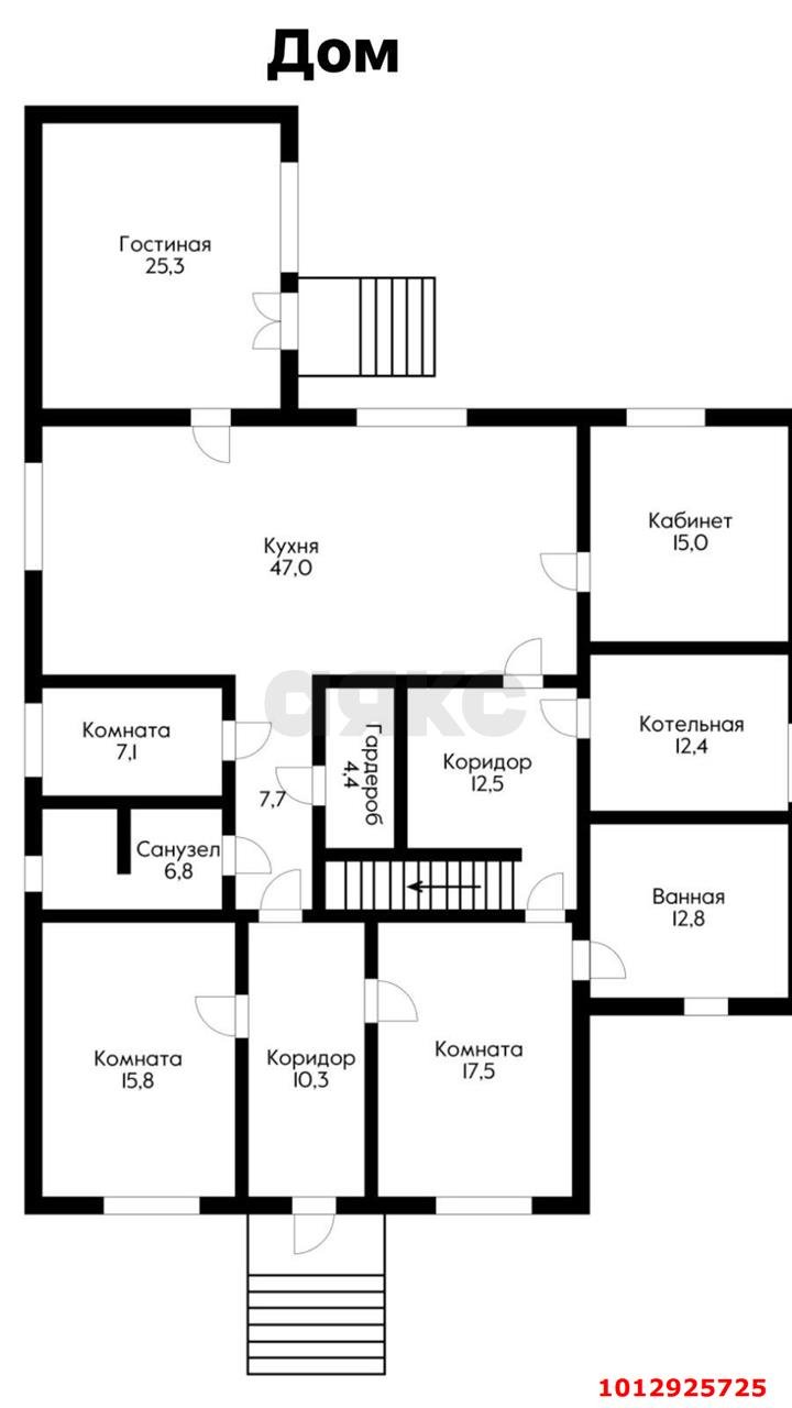 Фото №17: Дом 238&nbsp;м² + 12&nbsp;сот., 1&nbsp;эт. - Знаменский, мкр. Карасунский внутригородской округ, ул. Ольховая, 79