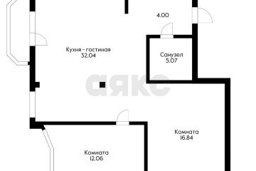 Фото №2: 2-комнатная квартира 70 м² - Краснодар, мкр. Отделение № 1 совхоза Солнечный, 