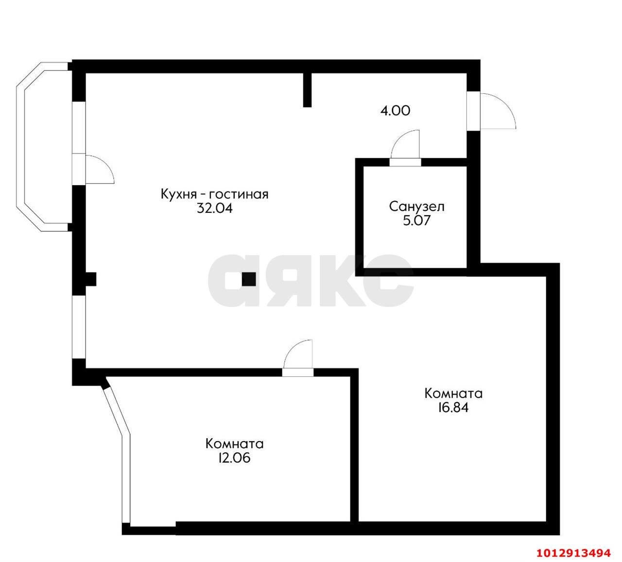 Фото №2: 2-комнатная квартира 70 м² - Краснодар, Отделение № 1 совхоза Солнечный, 