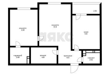 Фото №5: 2-комнатная квартира 56 м² - Краснодар, мкр. жилой комплекс Облака, 