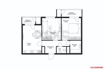 Фото №4: 2-комнатная квартира 50 м² - Краснодар, мкр. жилой комплекс Мой Город, ул. Западный Обход, 39/1к7