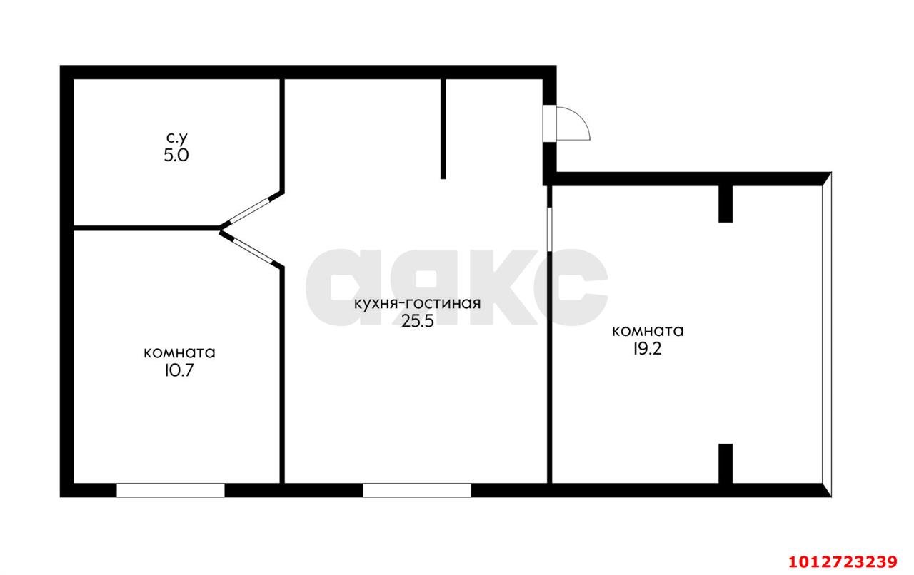 Фото №10: 2-комнатная квартира 58 м² - Краснодар, Музыкальный, ул. Агрохимическая, 62