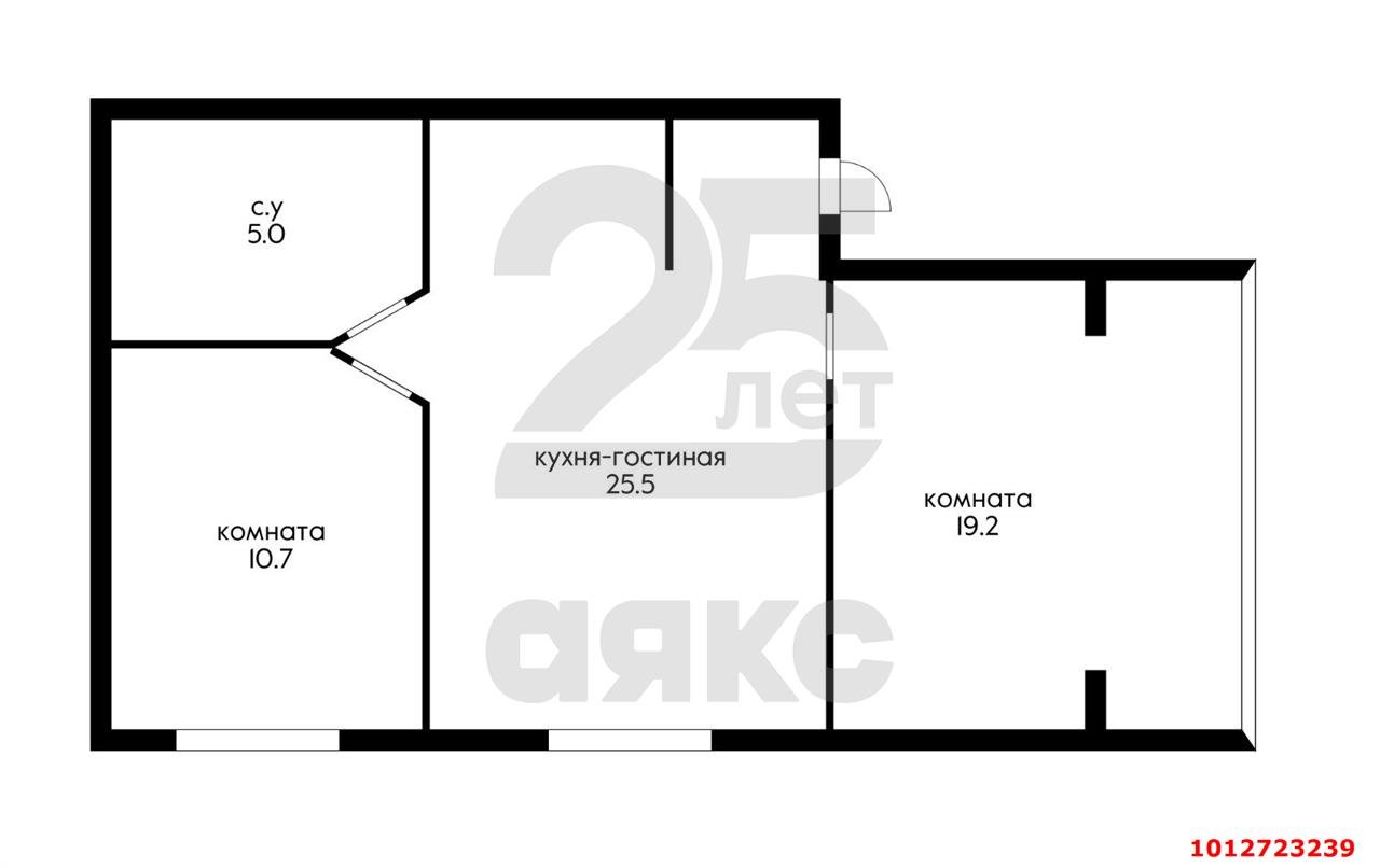 Фото №10: 2-комнатная квартира 58 м² - Краснодар, Музыкальный, ул. Агрохимическая, 62