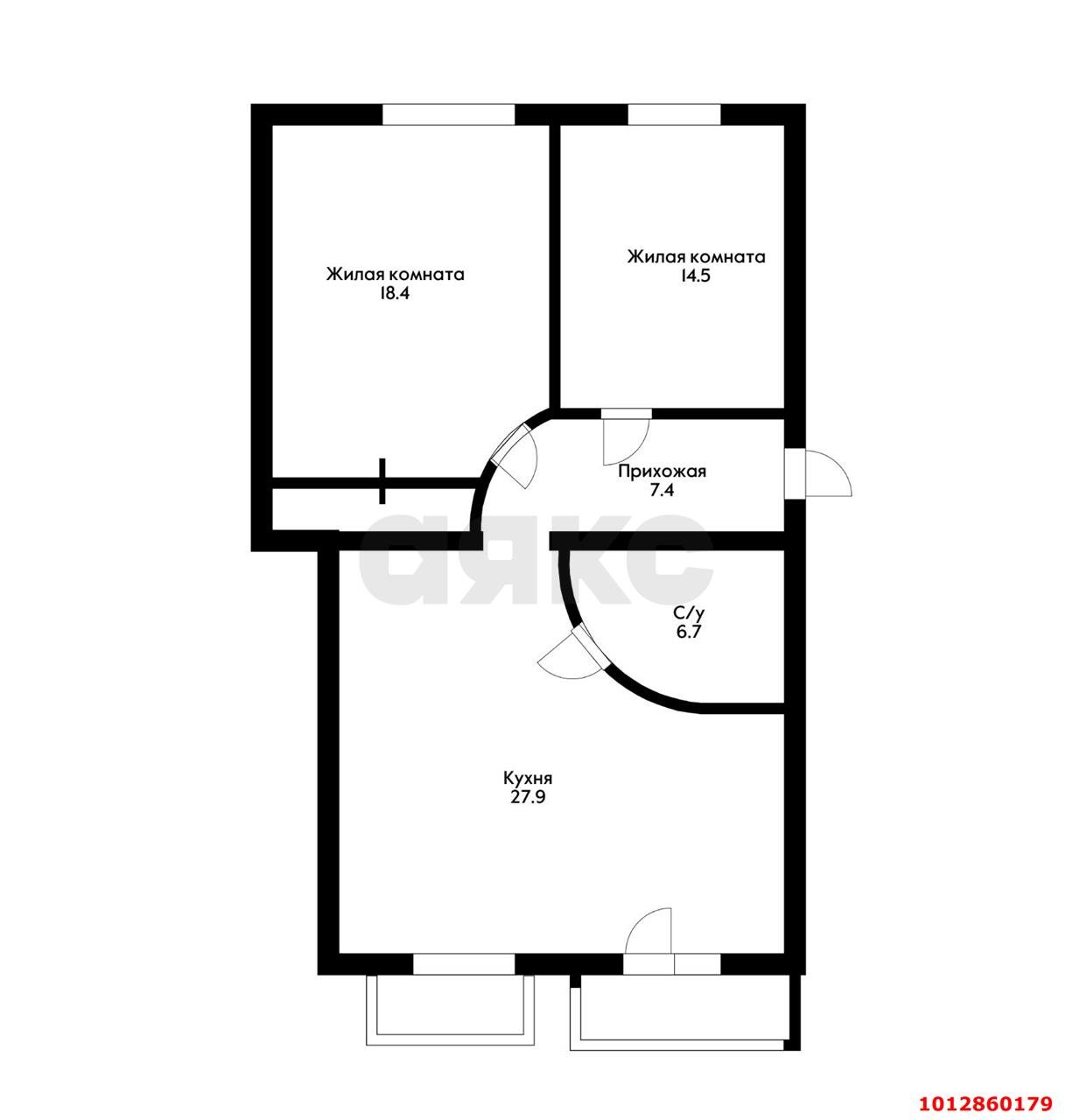 Фото №11: 3-комнатная квартира 79 м² - Краснодар, Камвольно-суконный Комбинат, ул. Онежская, 7