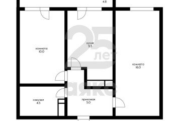 Фото №2: 2-комнатная квартира 44 м² - Краснодар, мкр. Губернский, ул. Домбайская, 63