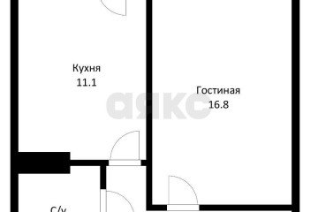 Фото №2: 1-комнатная квартира 42 м² - Краснодар, мкр. жилой комплекс Зеленодар, ул. Садовое Кольцо, 3