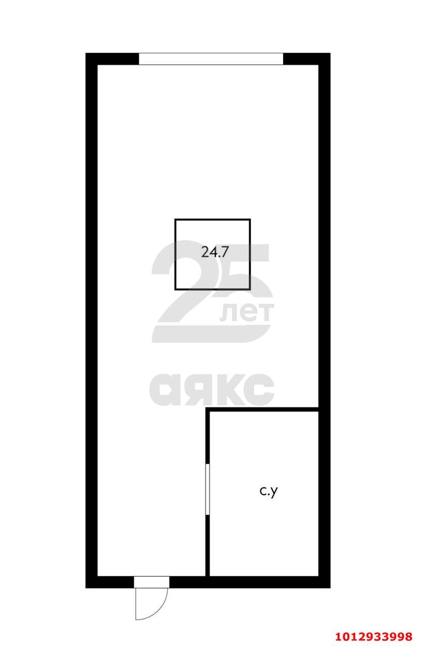 Фото №6: Студия 23 м² - Российский, Прикубанский внутригородской округ, ул. Бигдая, 8