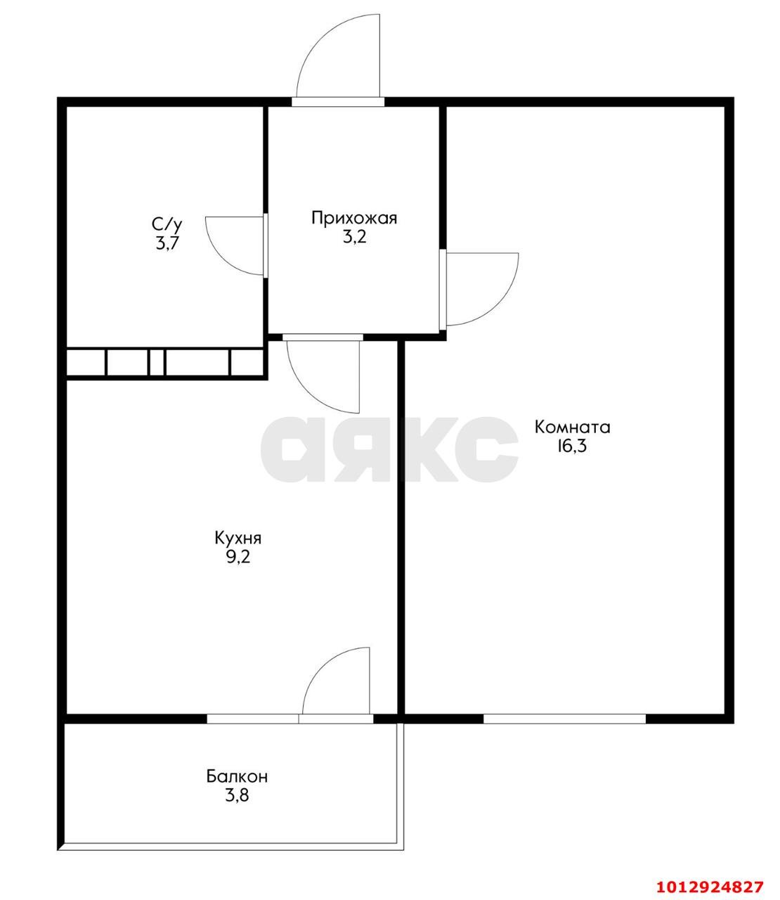 Фото №20: 1-комнатная квартира 32 м² - Краснодар, жилой комплекс Движение, ул. Западный Обход, 38/1