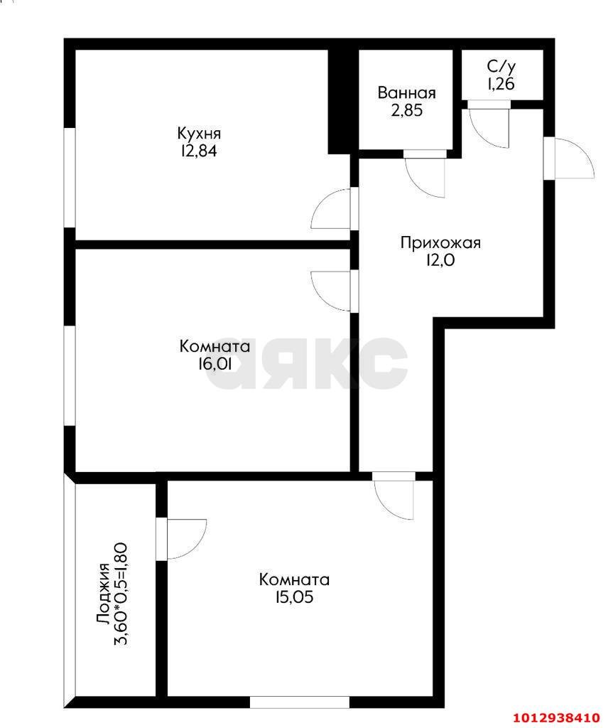 Фото №15: 2-комнатная квартира 64 м² - Краснодар, жилой комплекс Олимп, ул. Домбайская, 10/2