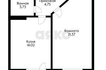 Фото №1: 1-комнатная квартира 44 м² - Краснодар, ж/м Пашковский, ул. Лавочкина, 19