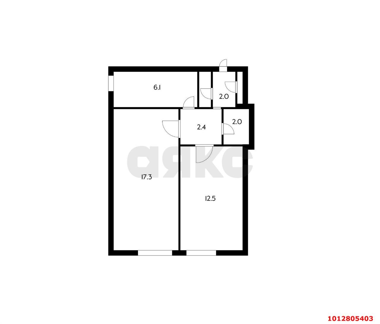 Фото №14: 2-комнатная квартира 43 м² - Краснодар, Хлопчато-бумажный Комбинат, ул. Стасова, 185