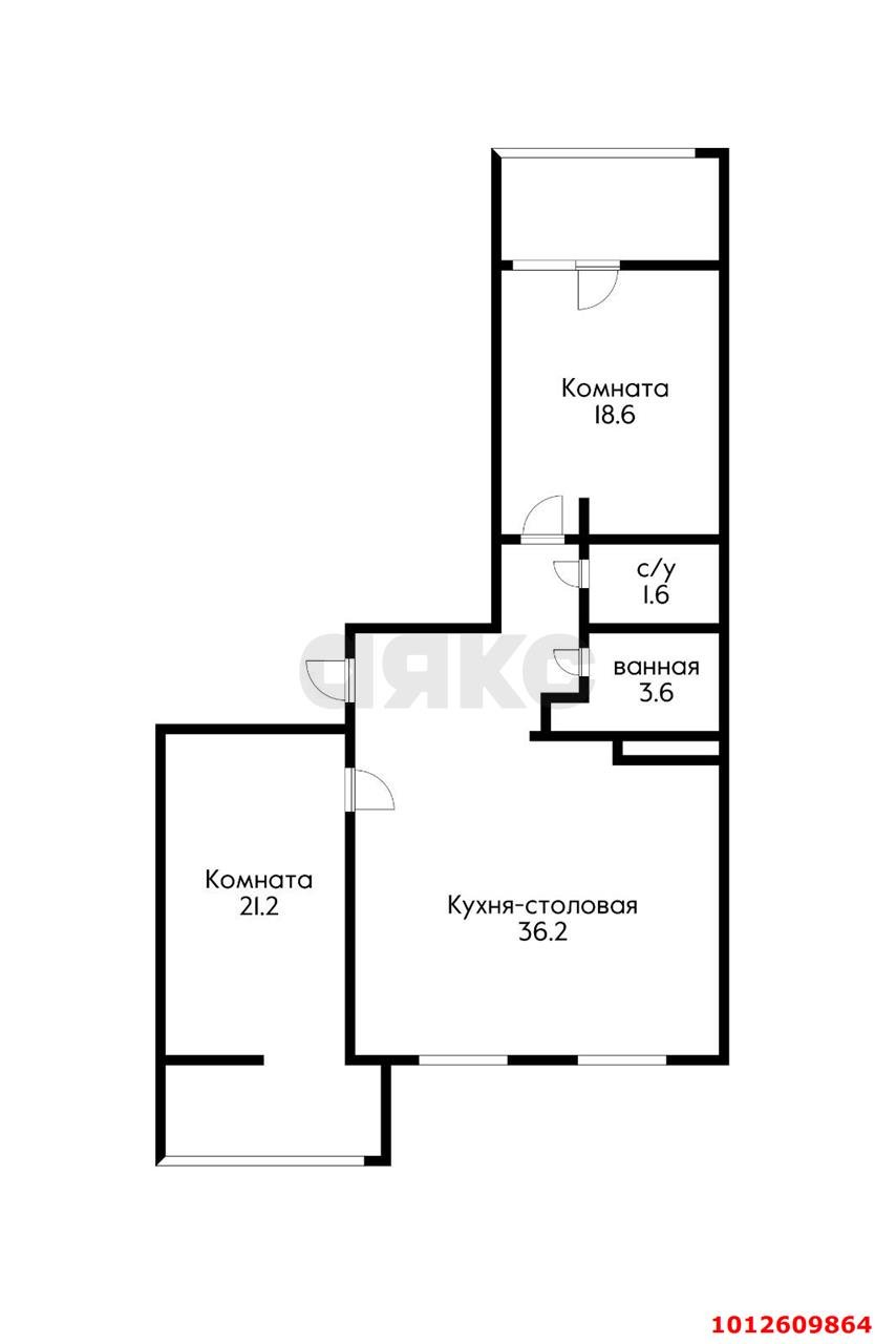 Фото №13: 3-комнатная квартира 80 м² - Краснодар, имени Демьяна Бедного, ул. Степная, 1/1