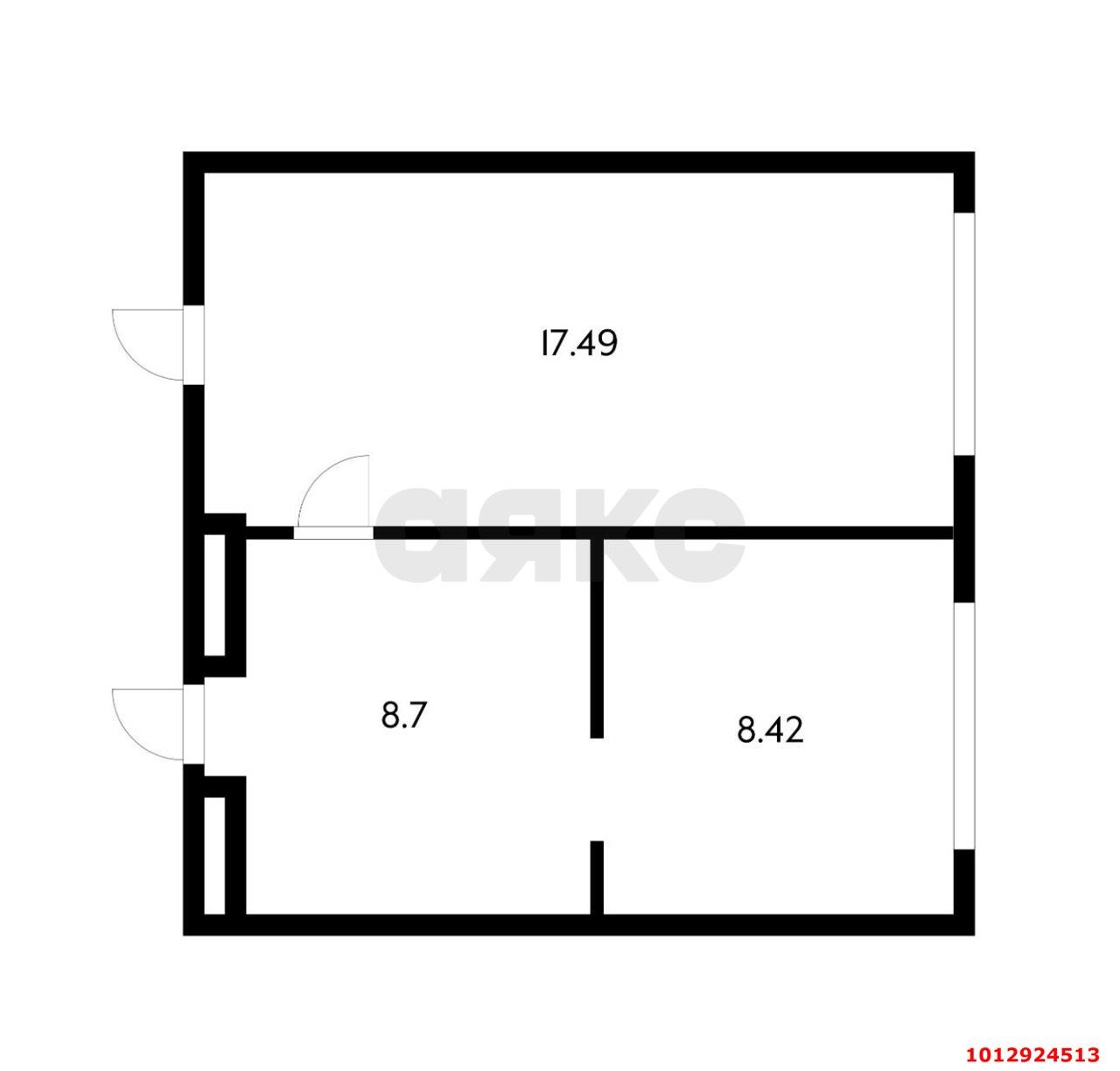 Фото №10: Комната 34 м² - Краснодар, 9-й километр, ул. Циолковского, 3