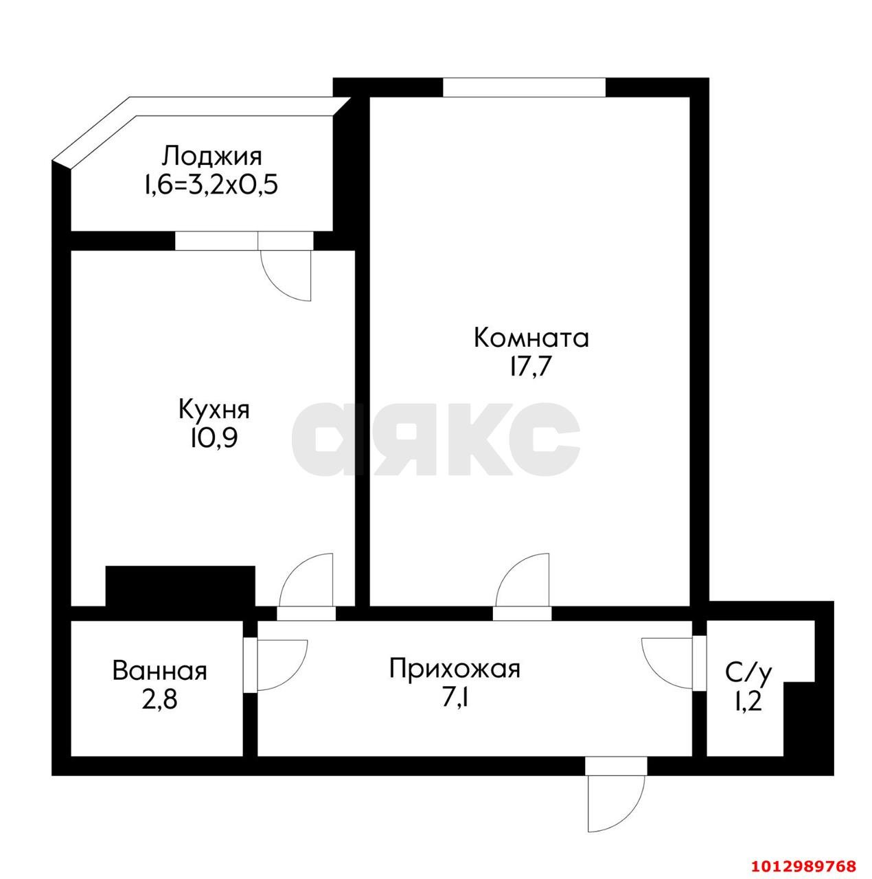 Фото №19: 1-комнатная квартира 45 м² - Краснодар, Панорама, ул. Восточно-Кругликовская, 28/3