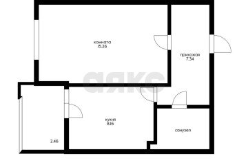 Фото №5: 1-комнатная квартира 37 м² - Краснодар, мкр. Догма Парк, ул. Марины Цветаевой, 17А