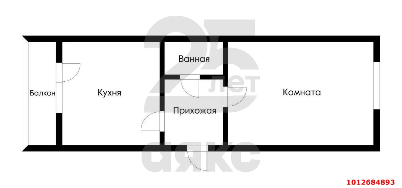 Фото №2: 1-комнатная квартира 33 м² - Российский, жилой комплекс Лучистый, ул. Шевкунова, 5