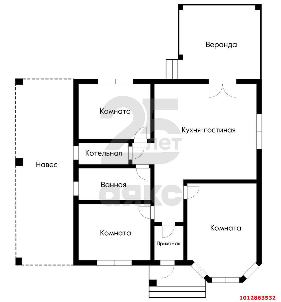 Фото №2: Дом 82 м² + 4 сот. - Елизаветинская, некоммерческое  Росинка, ул. Земляничная, 127