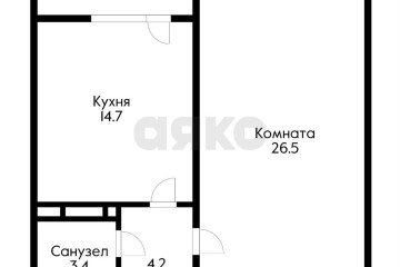 Фото №2: 1-комнатная квартира 48 м² - Краснодар, мкр. имени Маршала Жукова, ул. Александра Покрышкина, 4/5