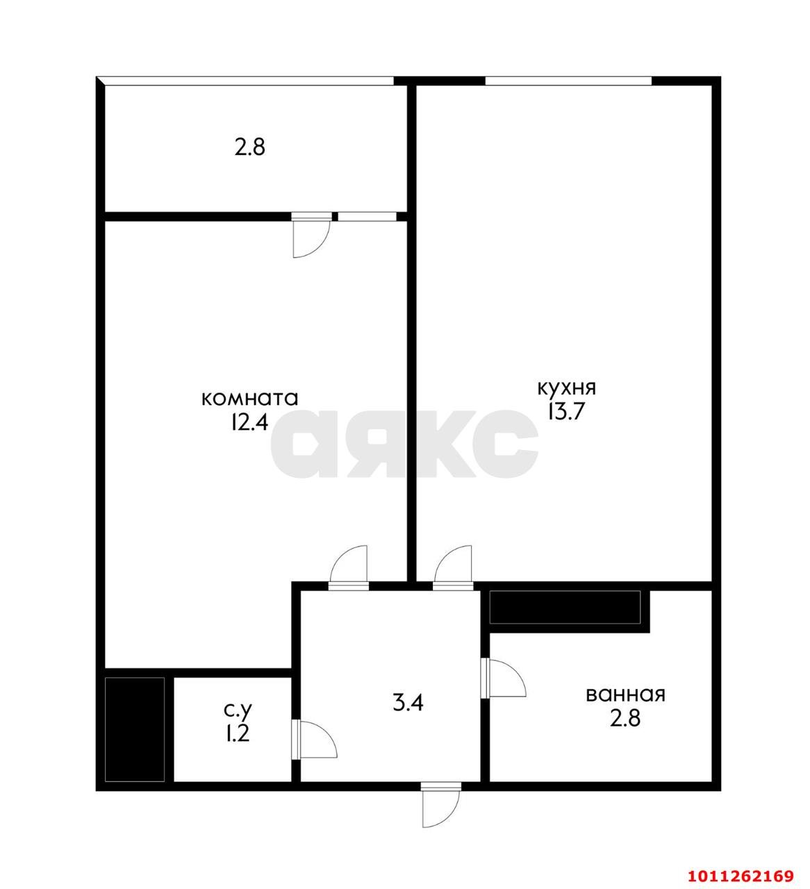 Фото №10: 1-комнатная квартира 36 м² - Краснодар, жилой комплекс Самолёт, ул. Западный Обход, 39/2