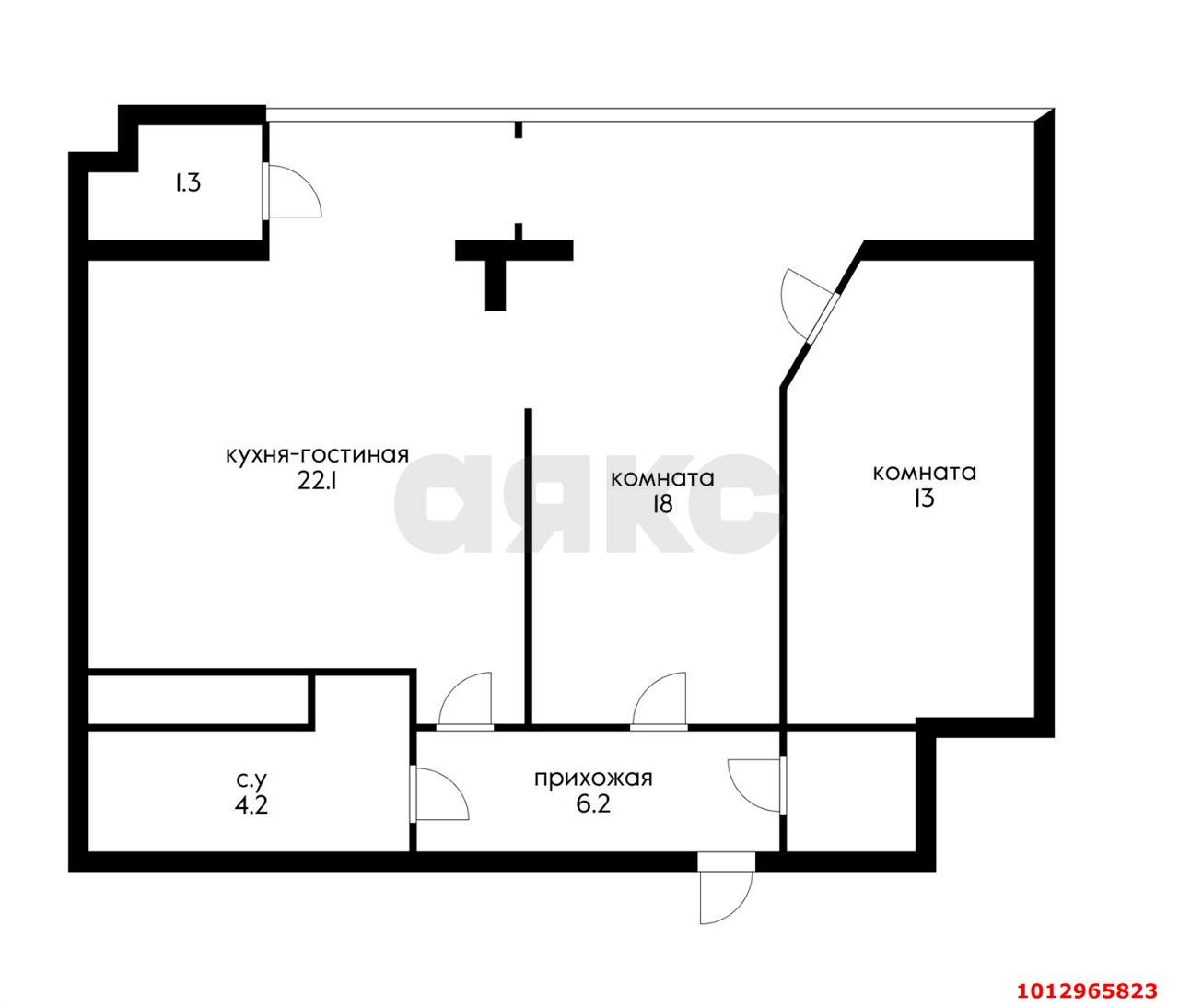 Фото №16: 2-комнатная квартира 73 м² - Краснодар, Центральный, ул. Будённого, 129