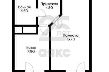 Фото №2: 1-комнатная квартира 35 м² - Краснодар, мкр. жилой комплекс Зеленодар, ул. 3-я Трудовая, 1/3