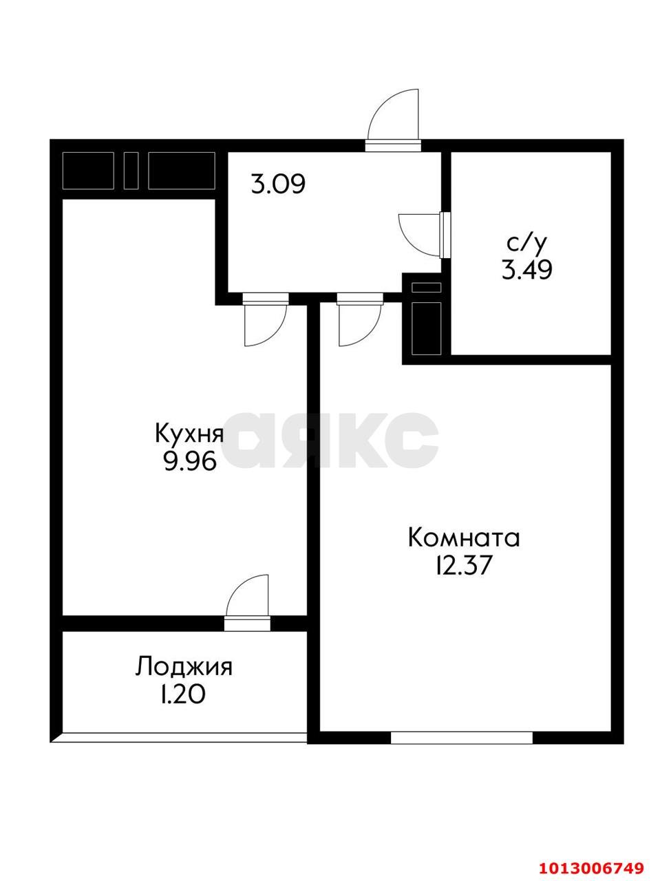 Фото №7: 1-комнатная квартира 30 м² - Краснодар, жилой комплекс Фонтаны, ул. Воронежская, 47/10