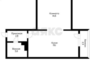 Фото №4: 1-комнатная квартира 42 м² - Краснодар, ж/р Новознаменский, ул. Войсковая, 4к10