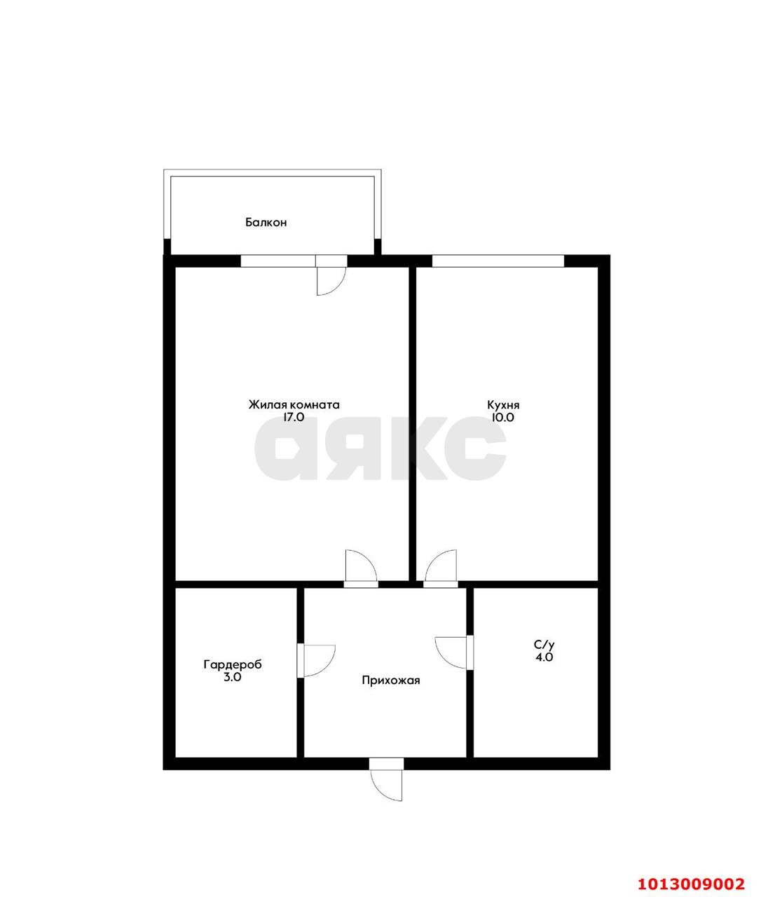 Фото №15: 1-комнатная квартира 40 м² - Краснодар, Школьный, ул. Филатова, 37