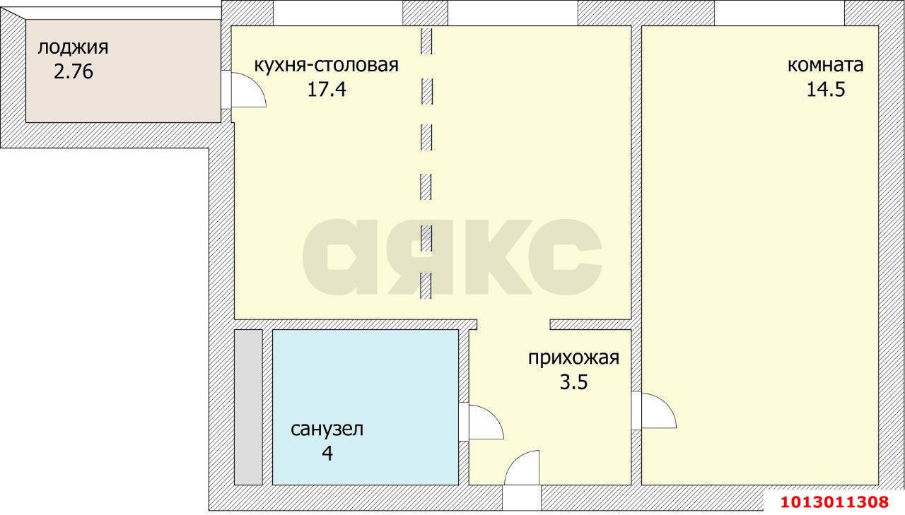 Фото №7: 1-комнатная квартира 43 м² - Краснодар, жилой комплекс Европа-Сити, ул. Античная, 4