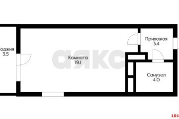 Фото №5: Студия 30 м² - Краснодар, мкр. жилой комплекс Семейный Парк, ул. Душистая, 60к2