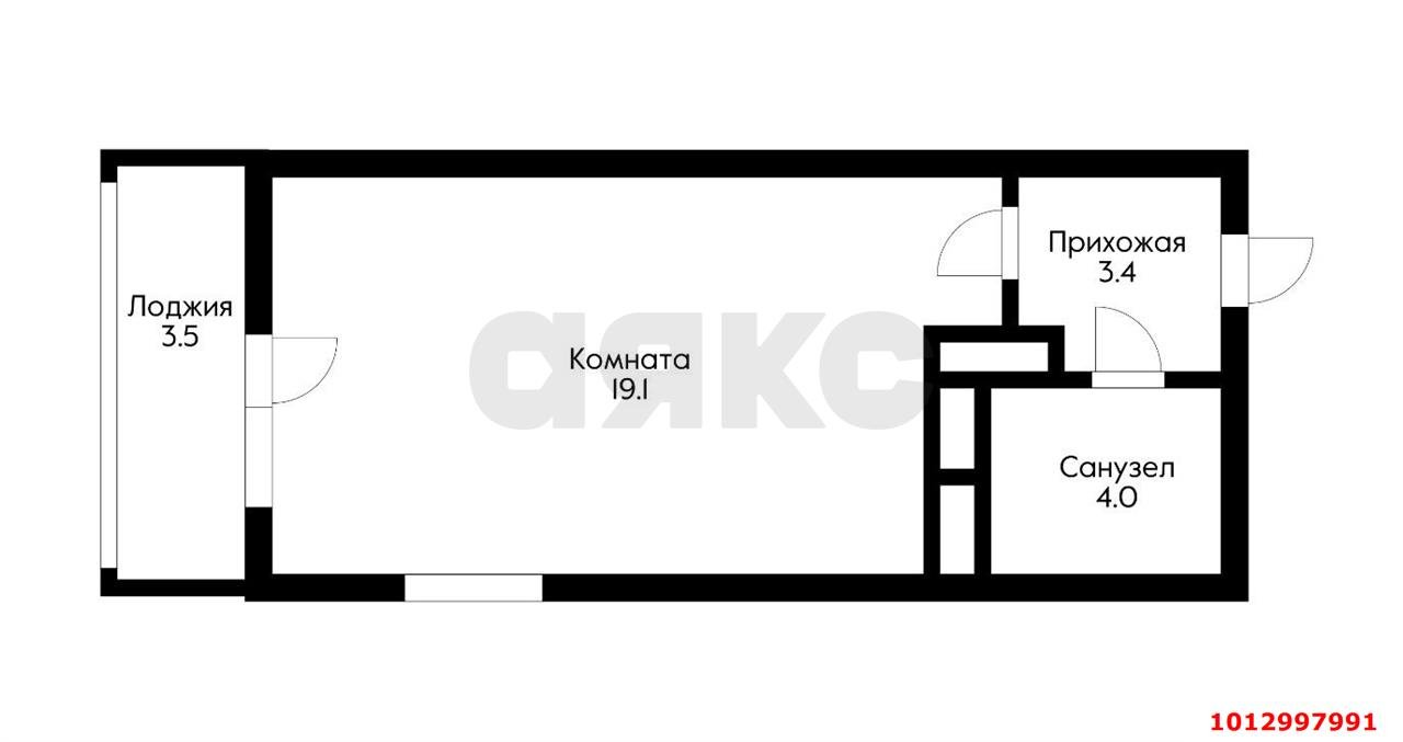 Фото №5: Студия 30 м² - Краснодар, жилой комплекс Семейный Парк, ул. Душистая, 60к2