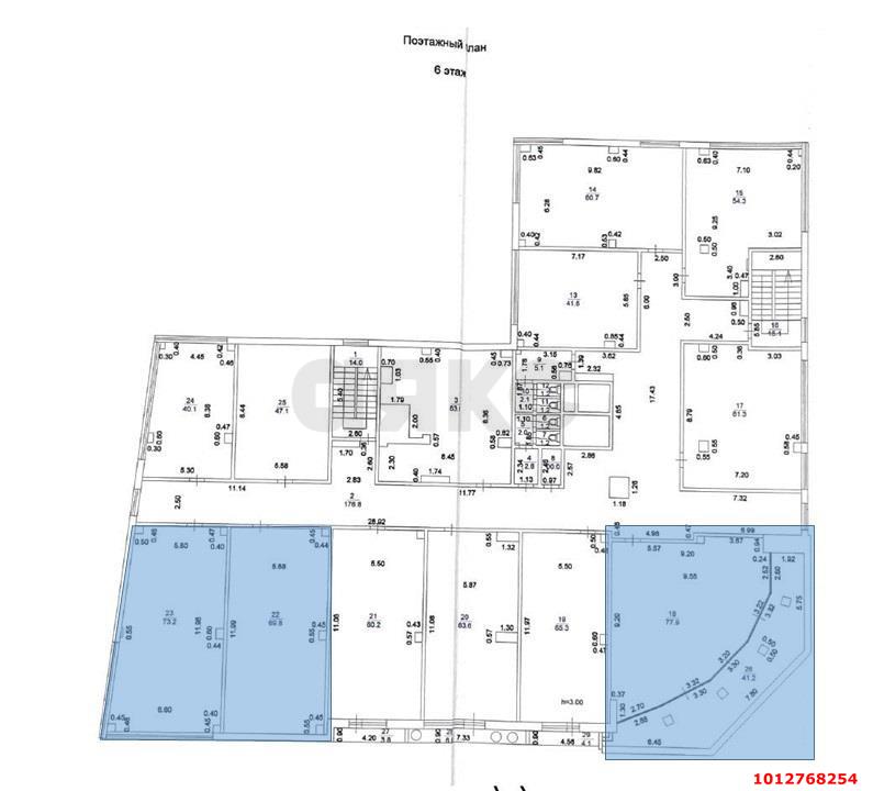 Фото №8: Офисное помещение 221 м² - Краснодар, Хлопчато-бумажный Комбинат, ул. Ялтинская, 33