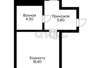 Фото №3: 1-комнатная квартира 43 м² - Краснодар, мкр. Молодёжный, ул. Дубравная, 1