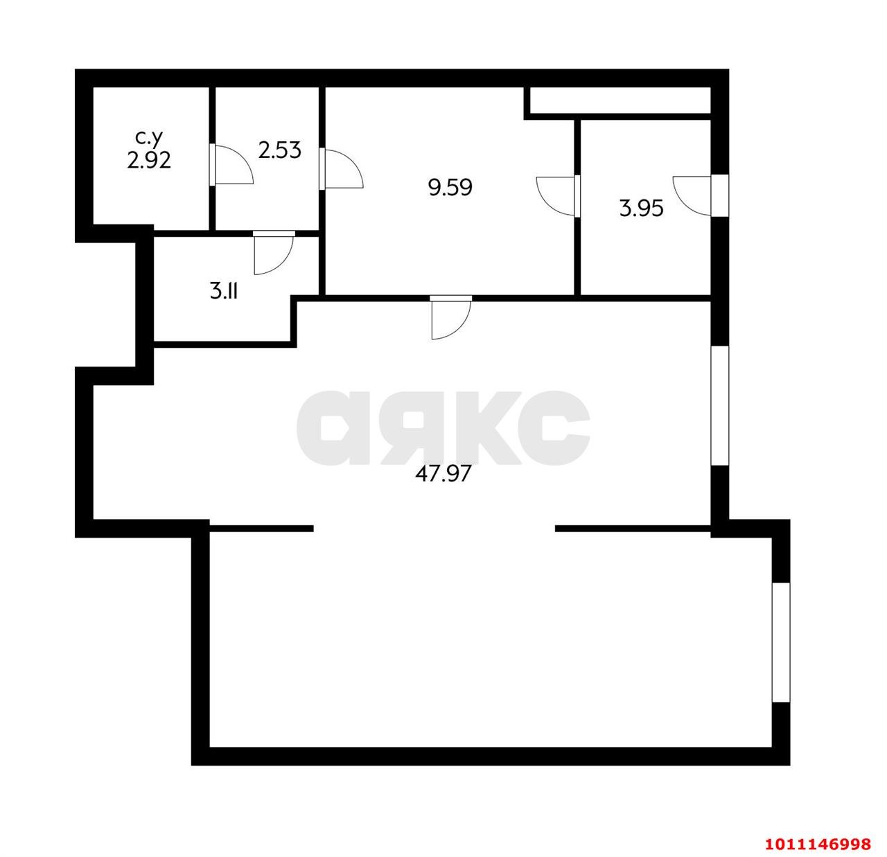 Фото №5: Офисное помещение 71 м² - Краснодар, жилой комплекс Большая Таманская, ул. Таманская, 153к1