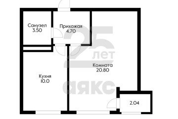 Фото №4: 1-комнатная квартира 39 м² - Краснодар, мкр. жилой комплекс Европа-Сити, ул. Античная, 1