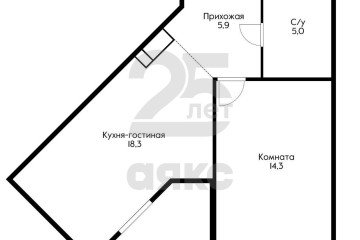 Фото №1: 1-комнатная квартира 48 м² - Краснодар, мкр. 2-я Площадка, ул. Ветеранов, 85