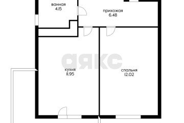 Фото №2: 1-комнатная квартира 42 м² - Краснодар, мкр. жилой комплекс Облака, 