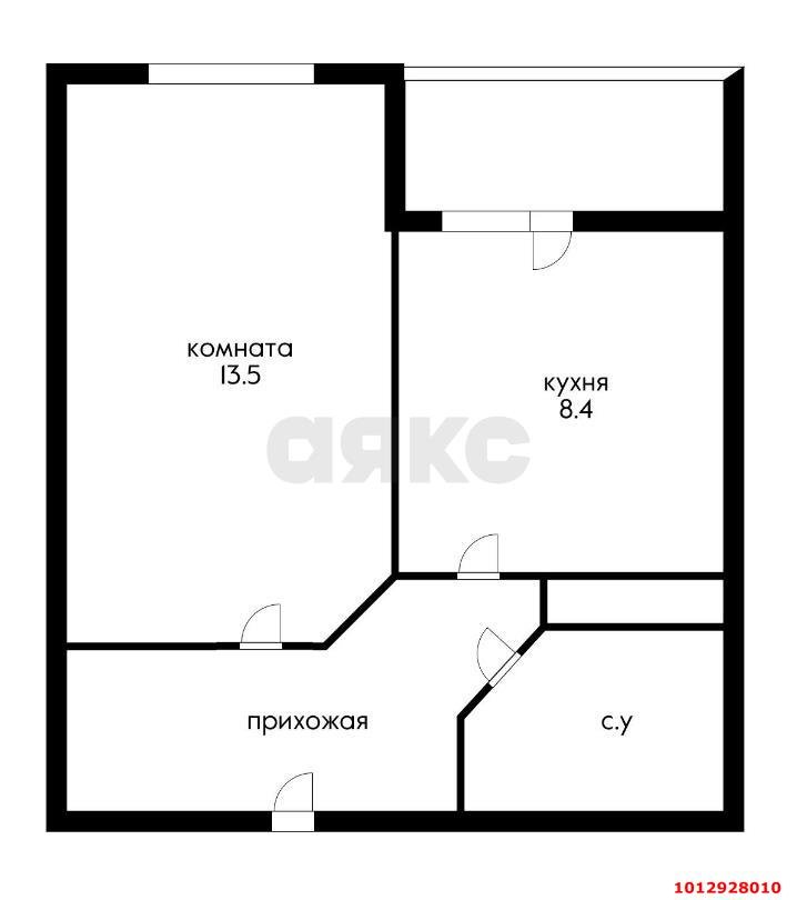 Фото №17: 1-комнатная квартира 35 м² - Новая Адыгея, жилой комплекс Мега-Победа, ул. Береговая, 3к14