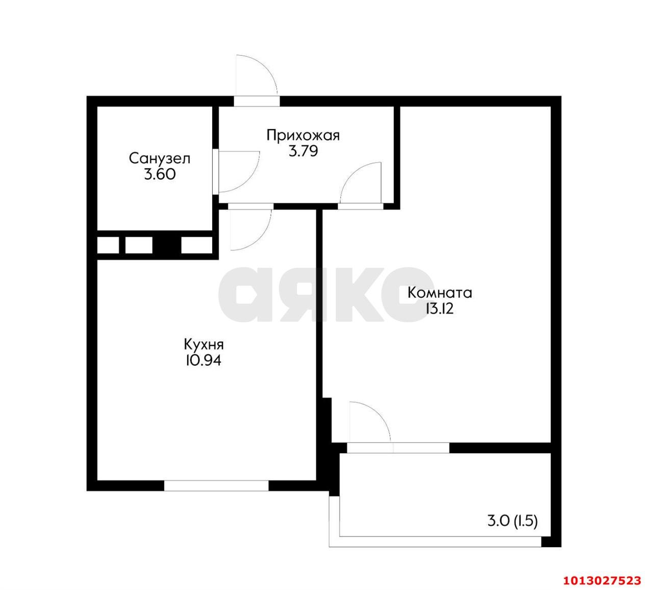 Фото №3: 1-комнатная квартира 35 м² - Краснодар, Карасунский внутригородской округ, ул. Владимира Жириновского, 1к4