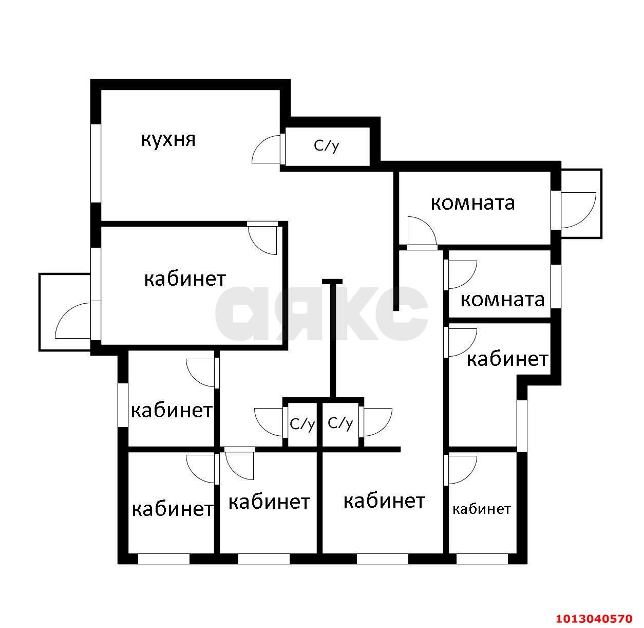 Фото №15: Офисное помещение 178 м² - Краснодар, Пашковский, ул. Евдокии Бершанской, 410