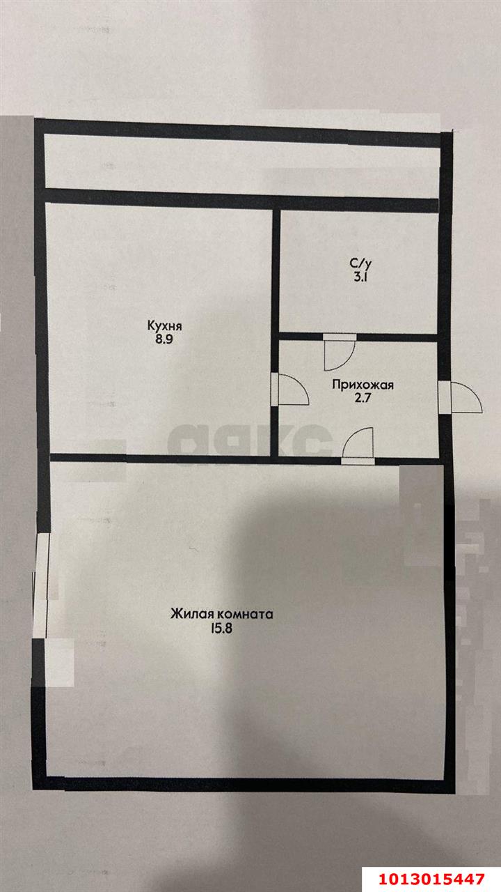Фото №13: 1-комнатная квартира 35&nbsp;м², 3/3&nbsp;эт. - Знаменский, мкр. Карасунский внутригородской округ, ул. Платиновая, 37