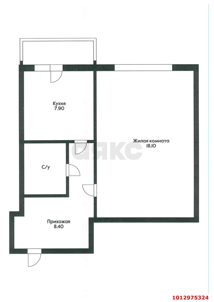 Фото №8: 1-комнатная квартира 40 м² - Краснодар, Табачная Фабрика, ул. Ипподромная, 49