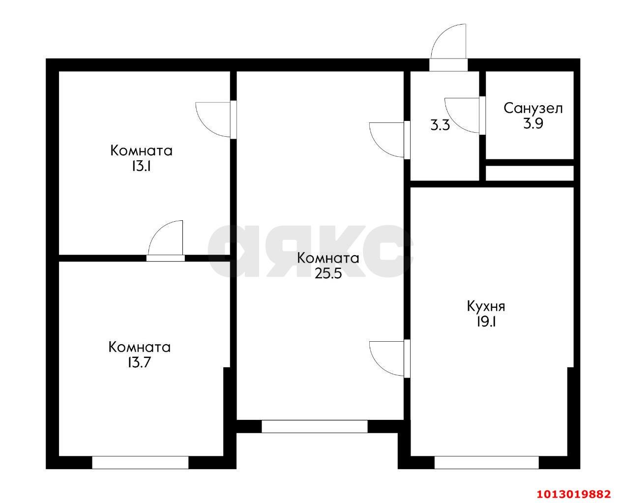 Фото №17: 2-комнатная квартира 78 м² - Краснодар, Центральный, ул. Промышленная, 33