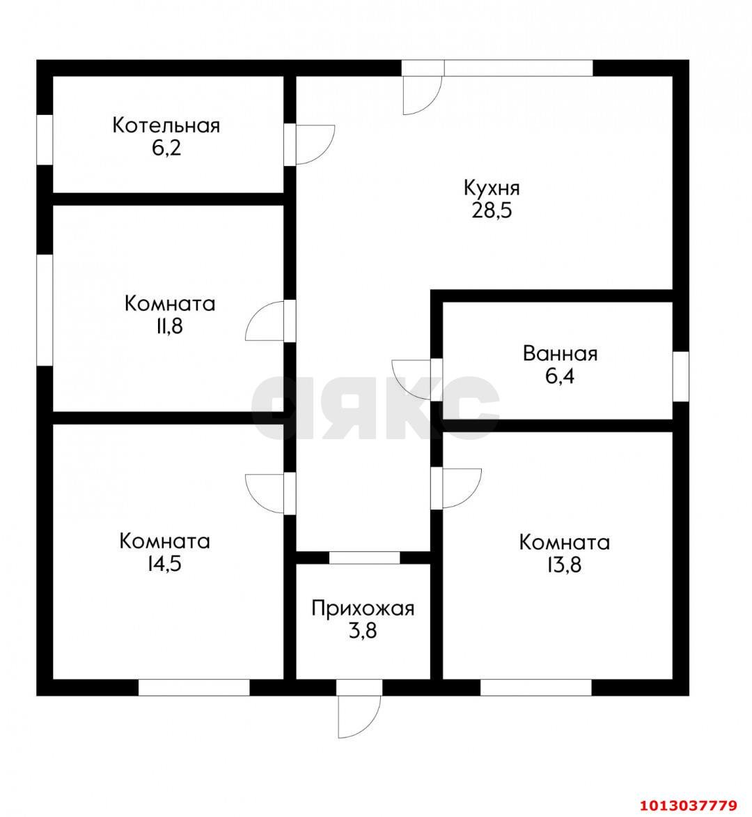 Фото №17: Дом 85 м² + 3.4 сот. - № 2 АО ЮГТЕКС, Прикубанский внутригородской округ, ул. Солнечная, 90