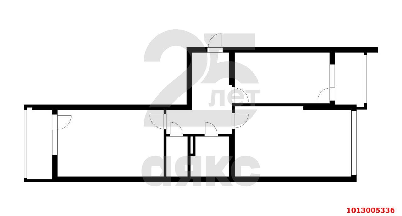 Фото №12: 2-комнатная квартира 58 м² - Краснодар, жилой комплекс Москва, ул. Российская, 79/3к1