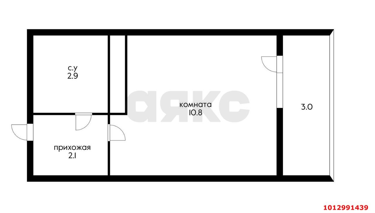 Фото №4: Студия 18 м² - Краснодар, жилой комплекс Самолёт-4, 